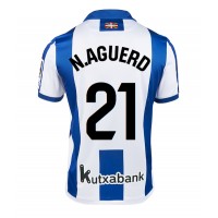 Echipament fotbal Real Sociedad Nayef Aguerd #21 Tricou Acasa 2024-25 maneca scurta